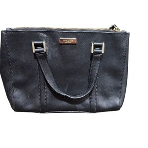 Kate Spade Elegant Black Leather Satchel